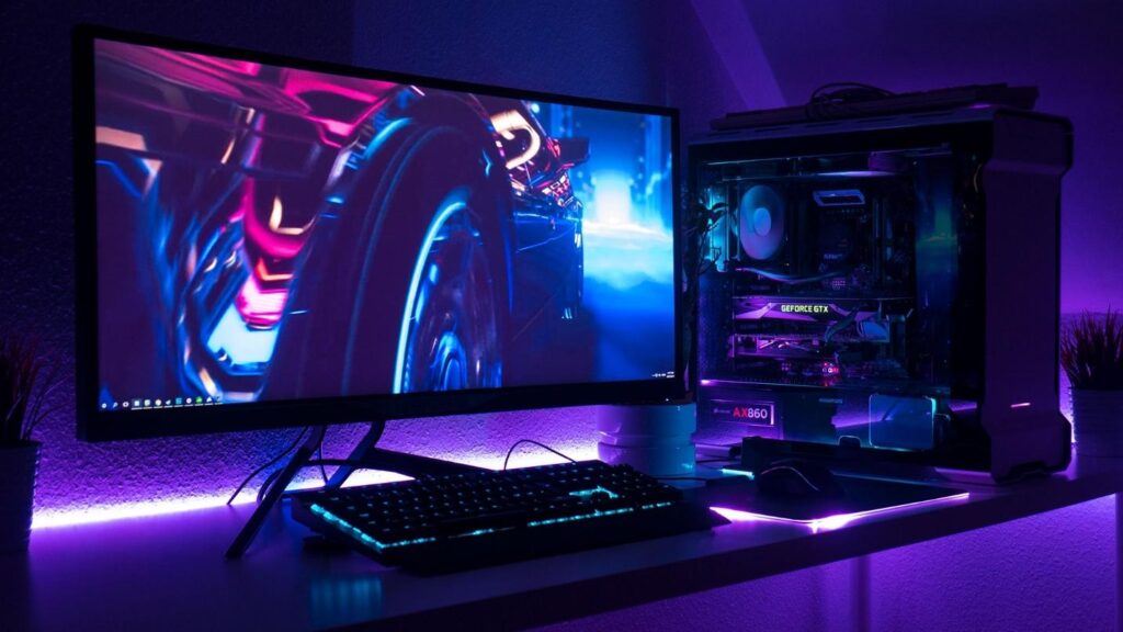 A picture of a gaming PC