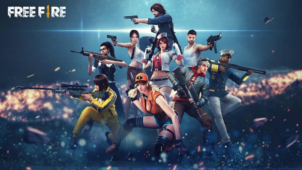a wallpaper of Free Fire