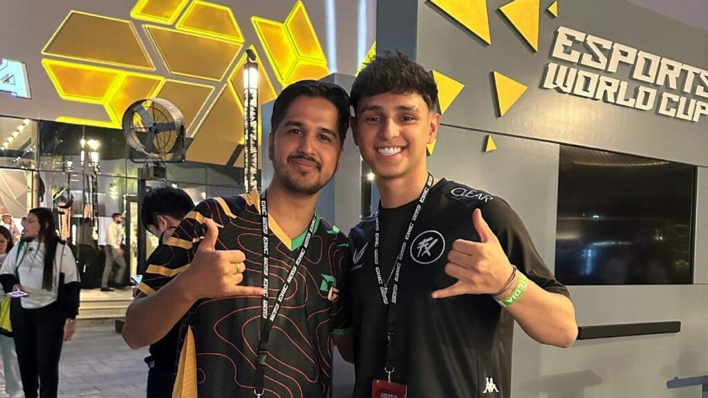 a picture of Two Indian Gamers in the Esports World Cup