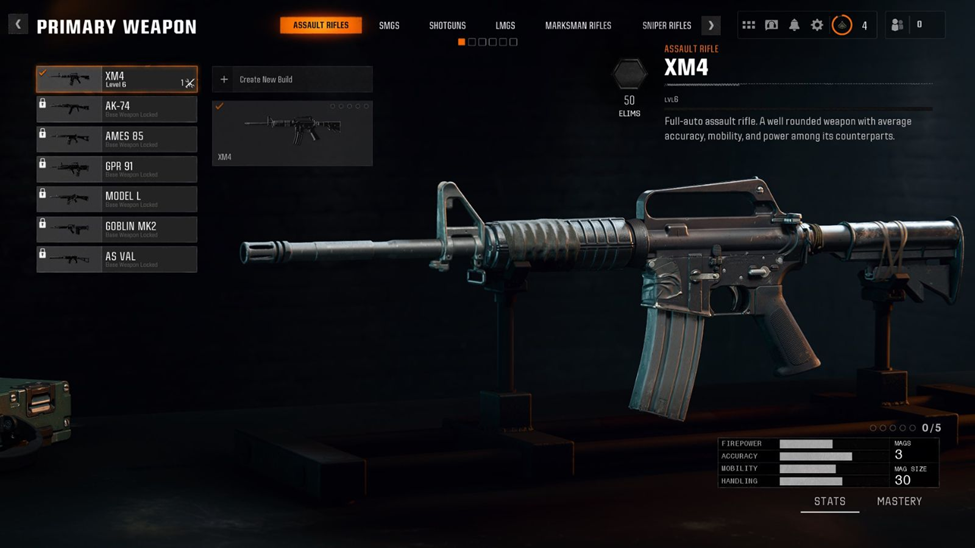 a screenshot of M4A1 from Call of Duty: Black Ops 6.