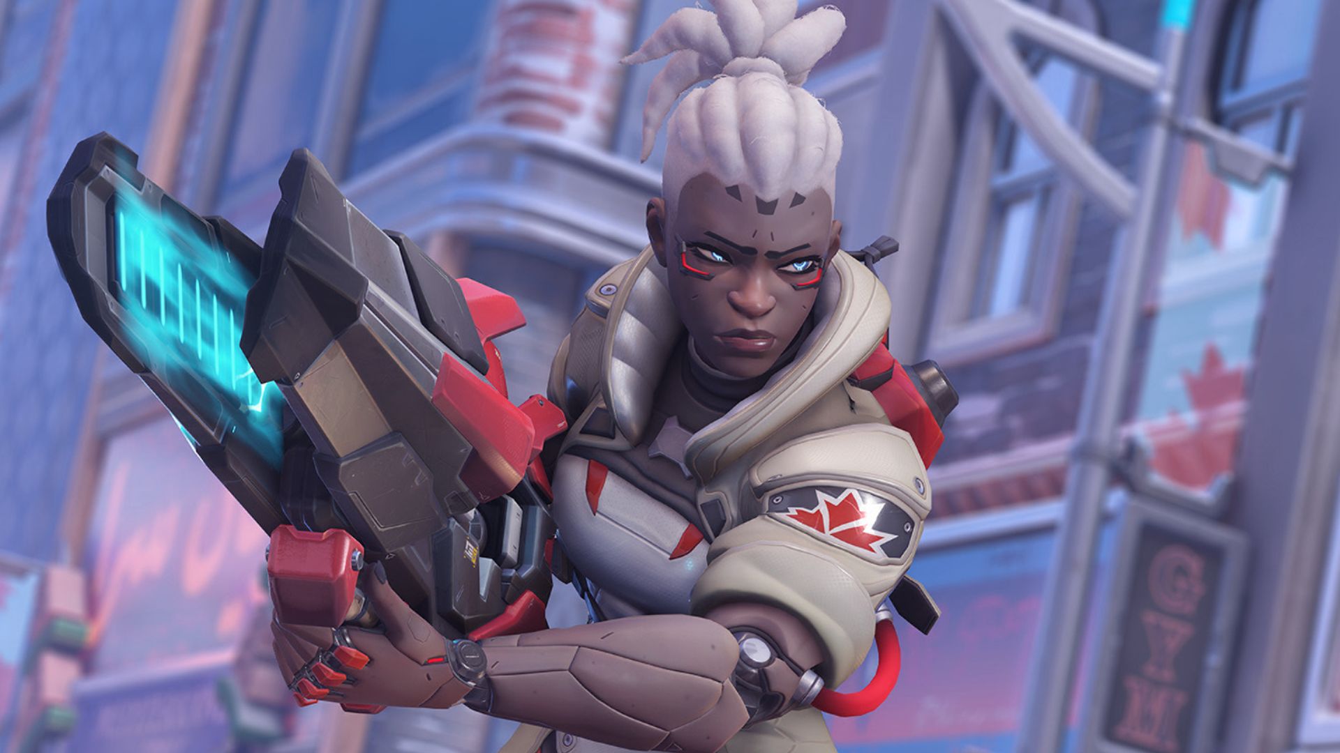 An image of Sojourn in Overwatch 2.