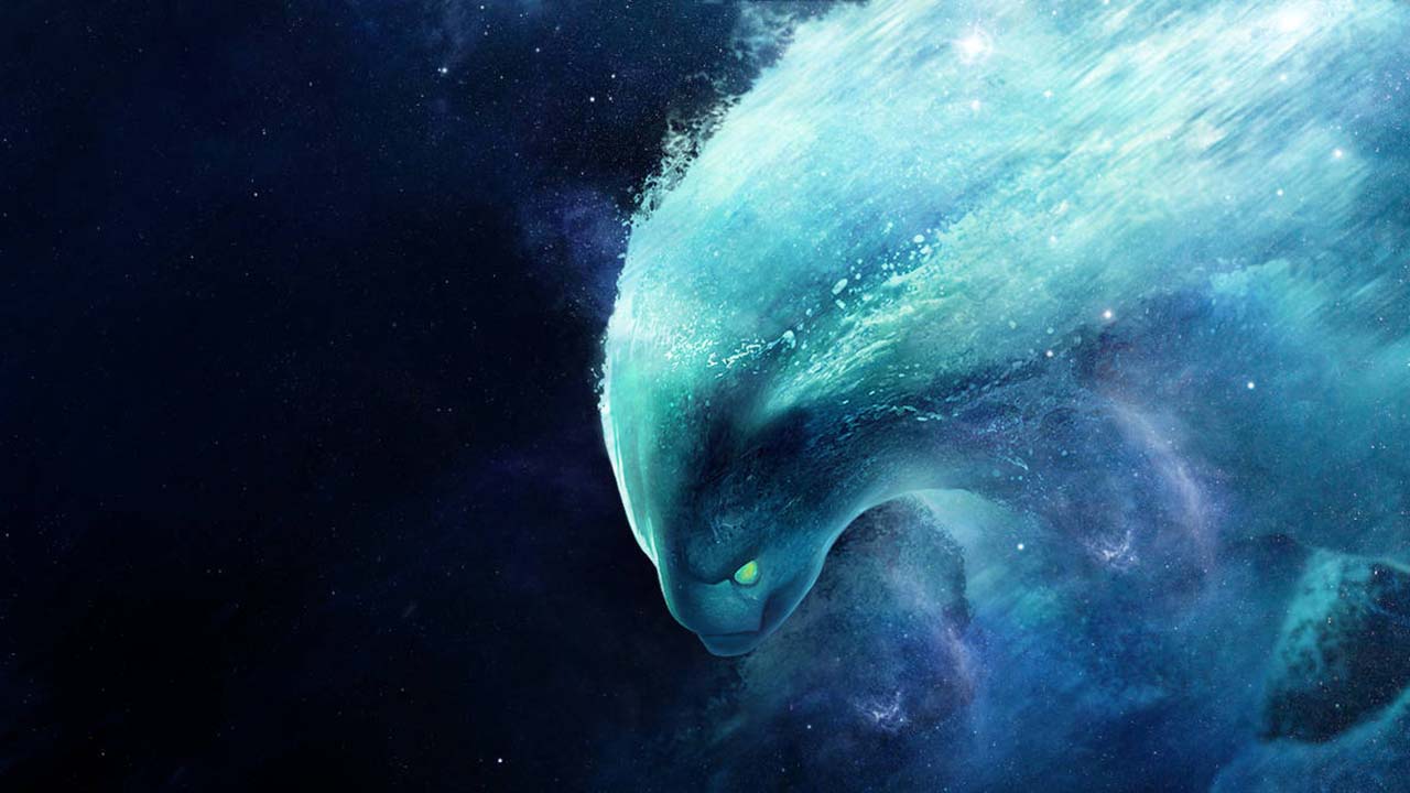 a picture of Morphling from Dota 2.
