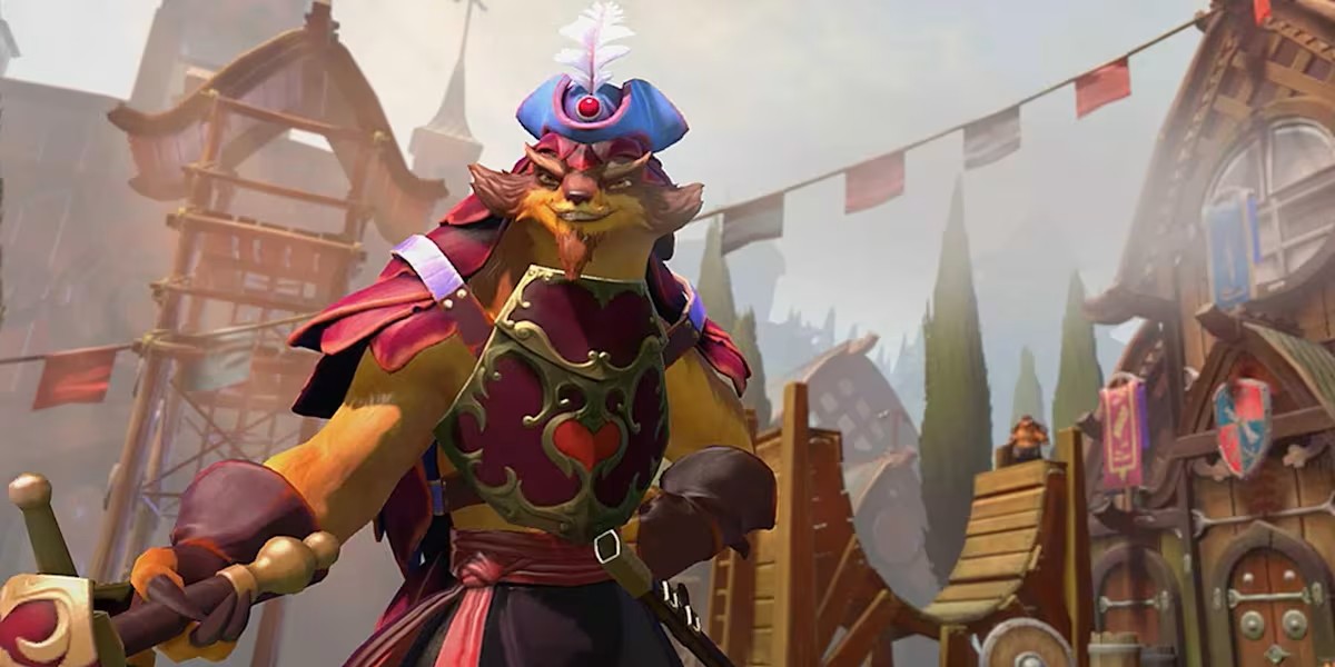 a picture of Pangolier from Dota 2.
