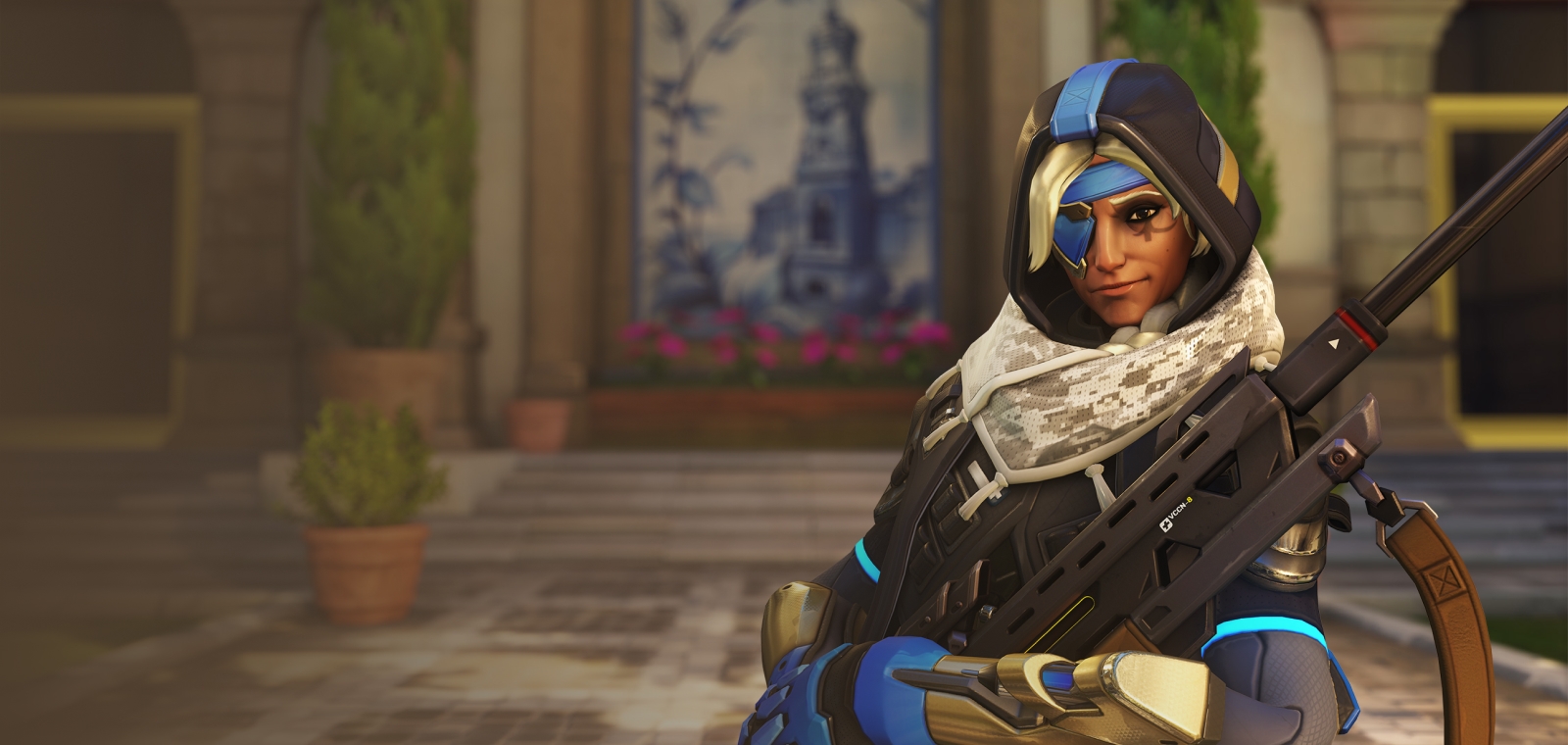 A screenshot of Ana from Overwatch 2.