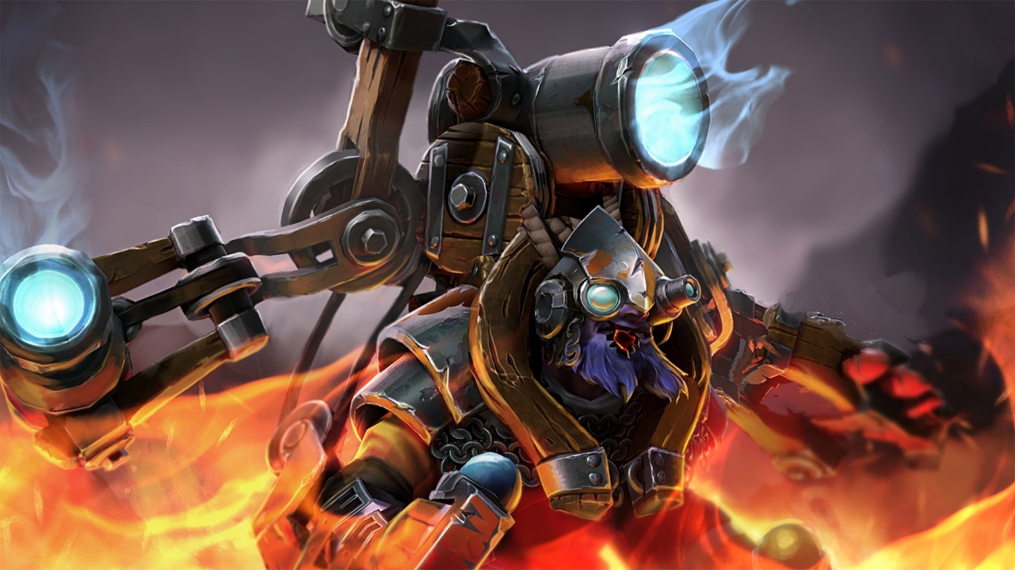 An image of Tinker from Dota 2.