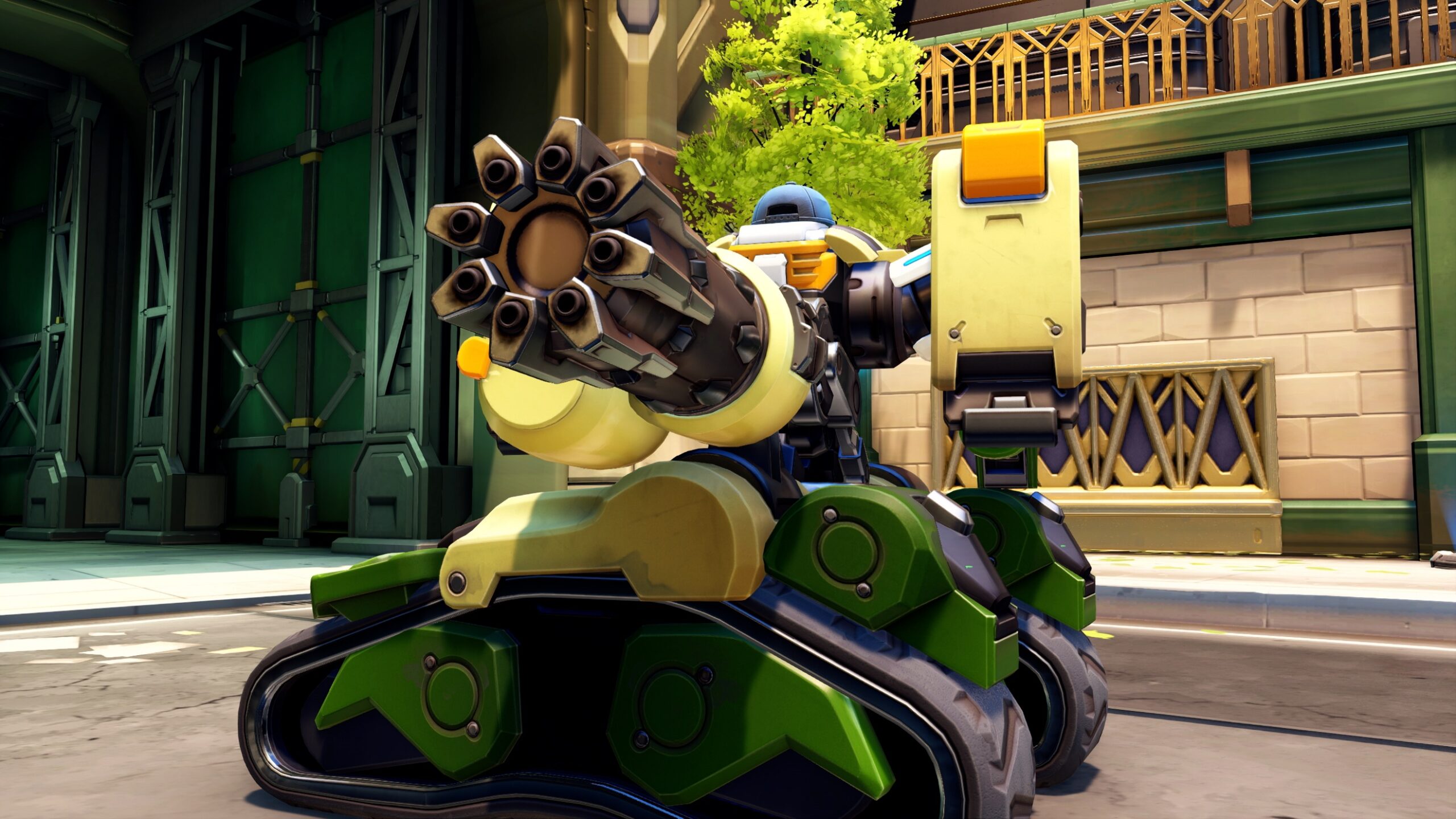 a screenshot of Bastion in Overwatch 2.