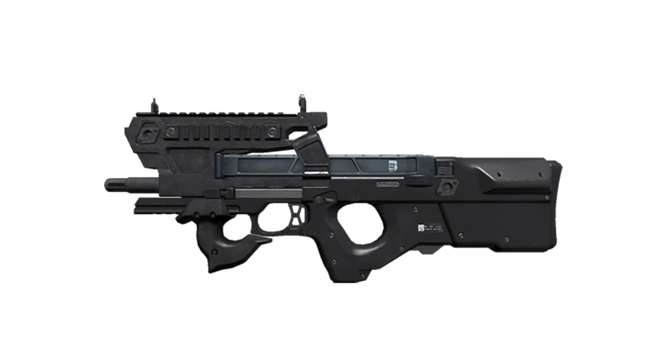 a screenshot of P90 from Call of Duty: Black Ops 6.
