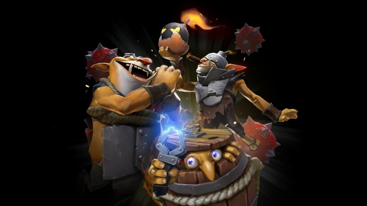 a picture of Techies from Dota 2.