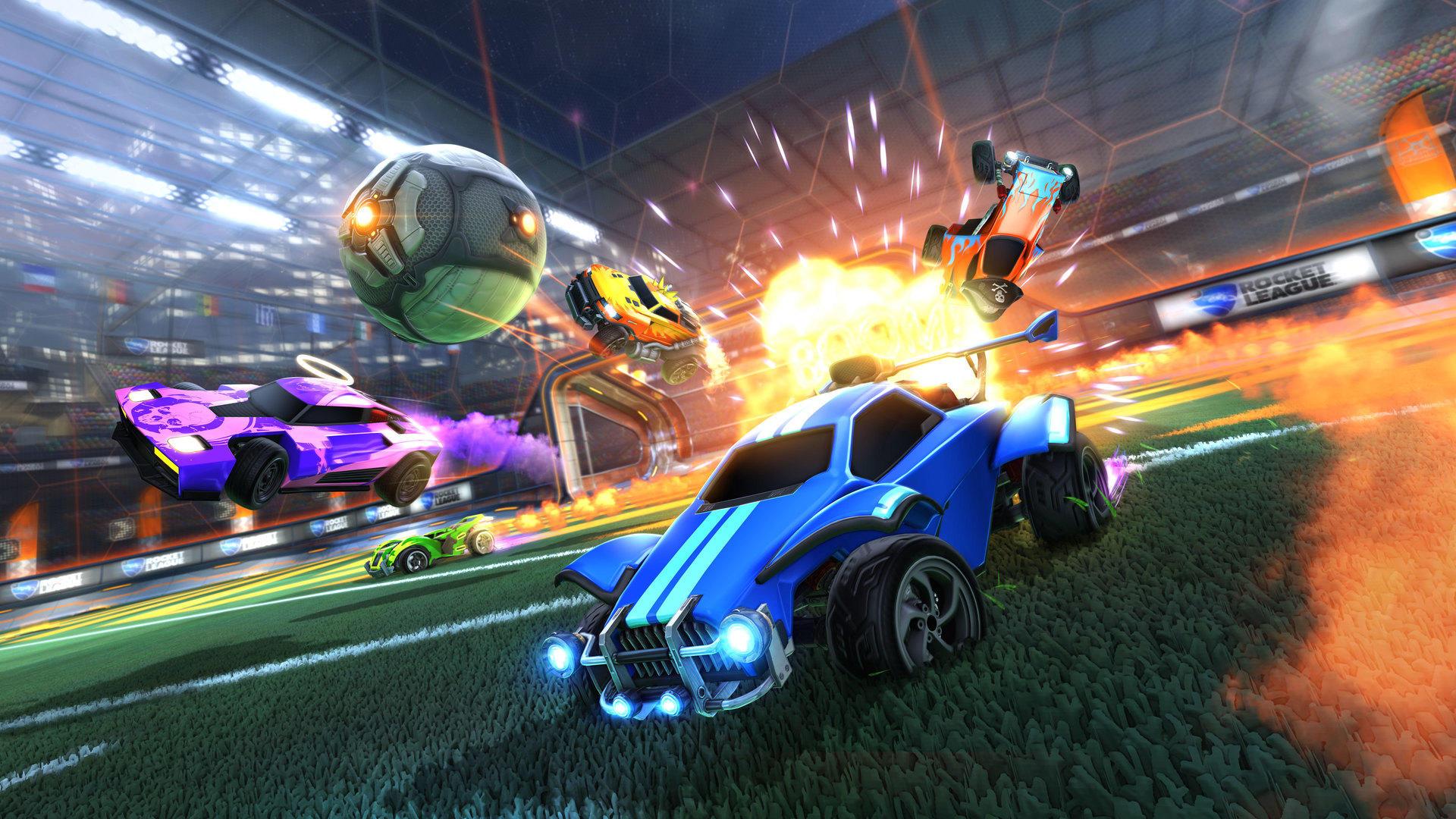 a picture of Rocket League.