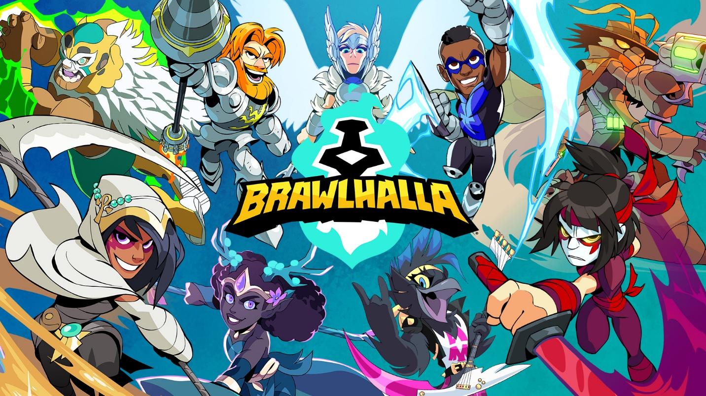 A wallpaper of Brawlhalla.