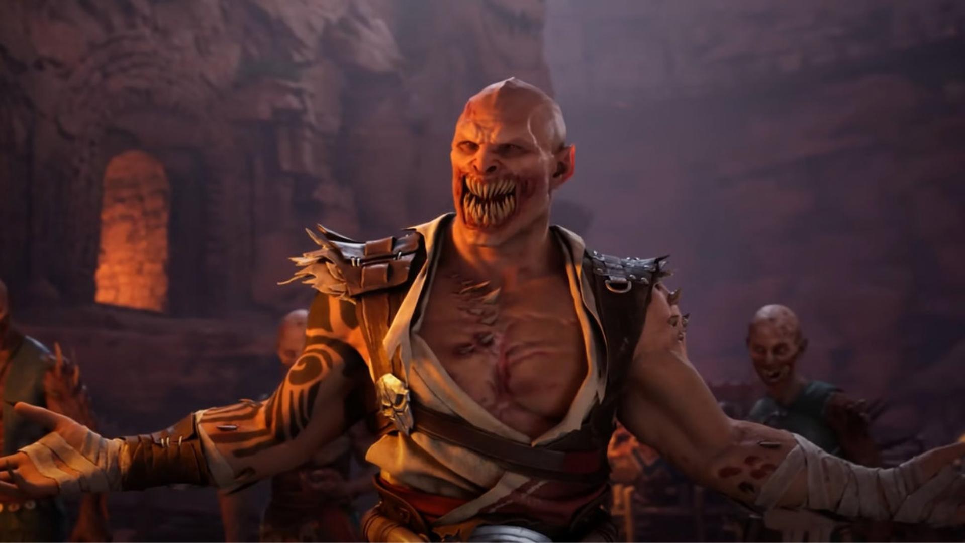 A wallpaper of Mortal Kombat 1.