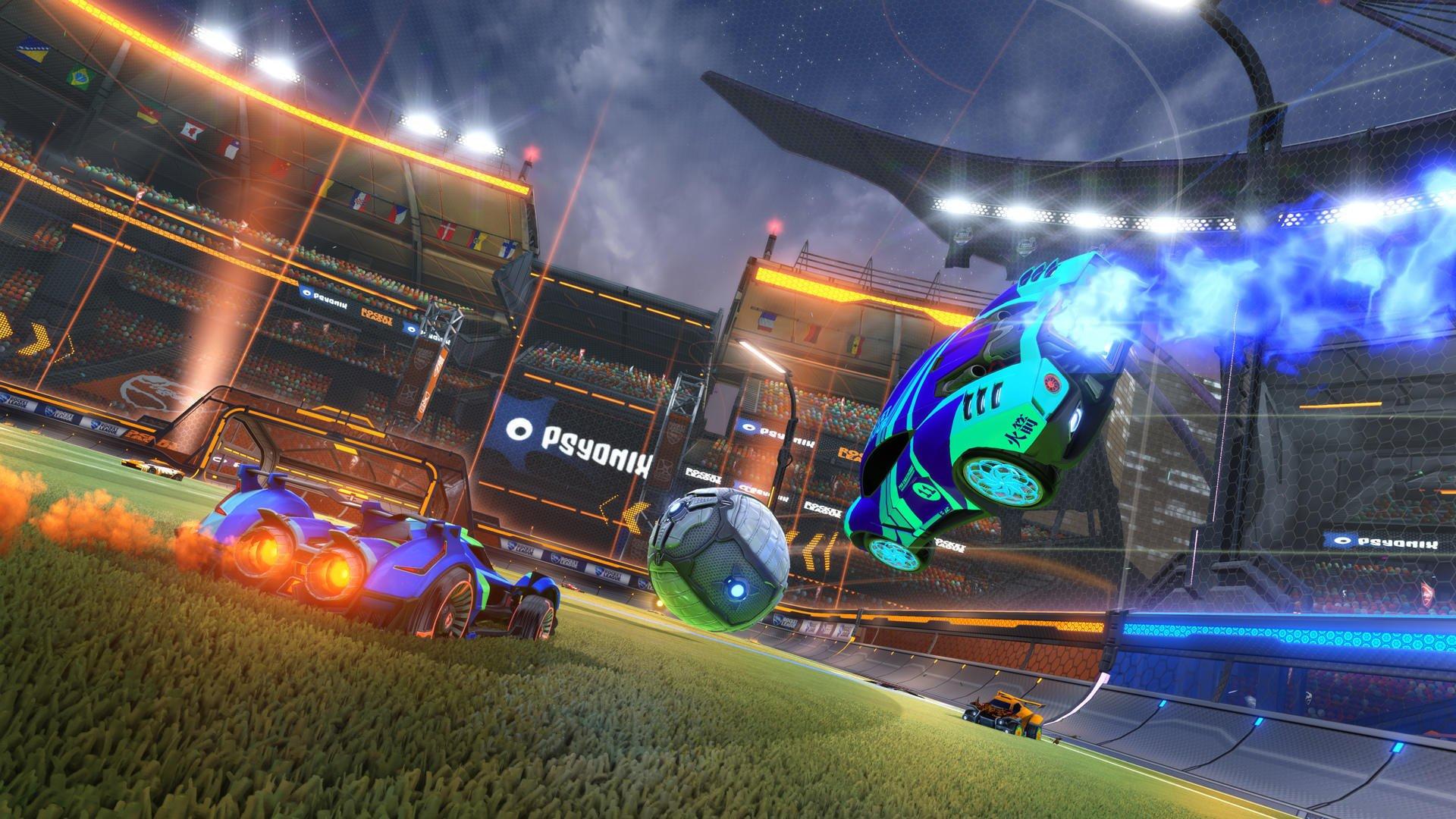 a screenshot of Rocket League.