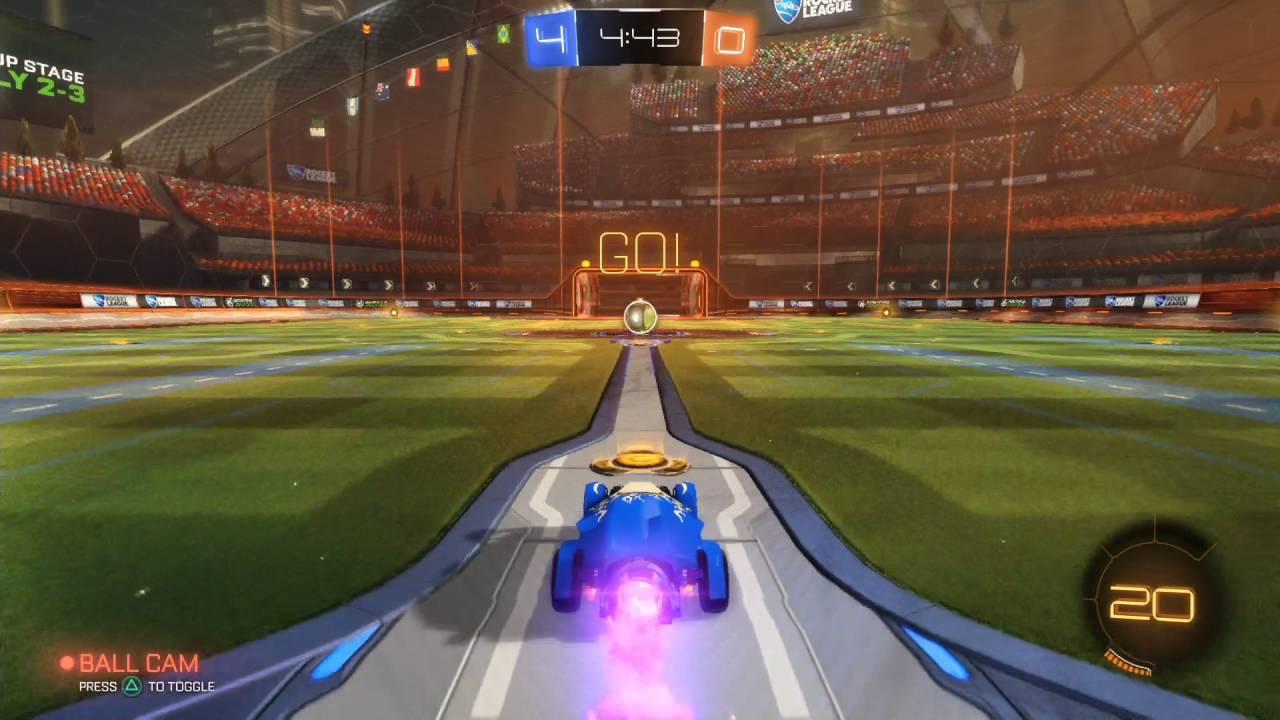 a screenshot of Rocket League.