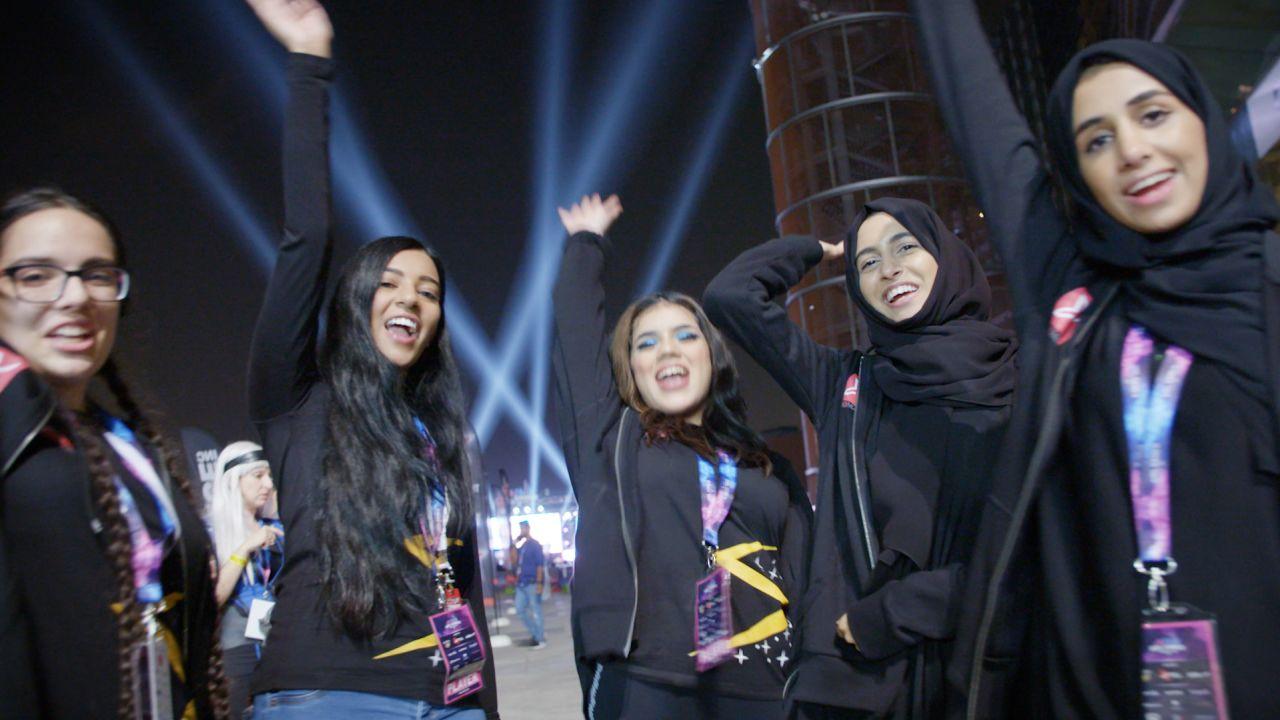 a picture of some of the MENA Gaming Community.