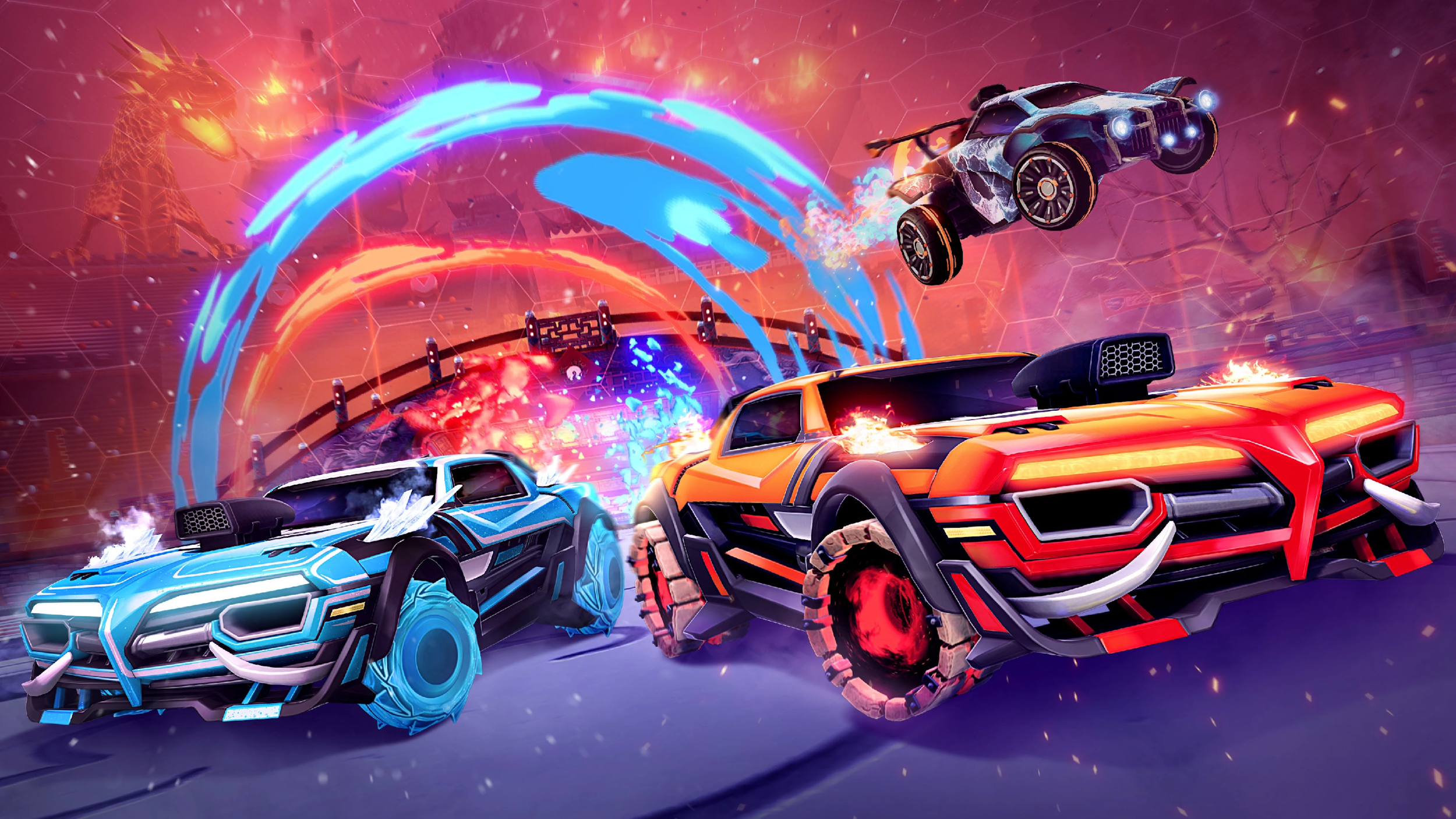 a picture of Rocket League.