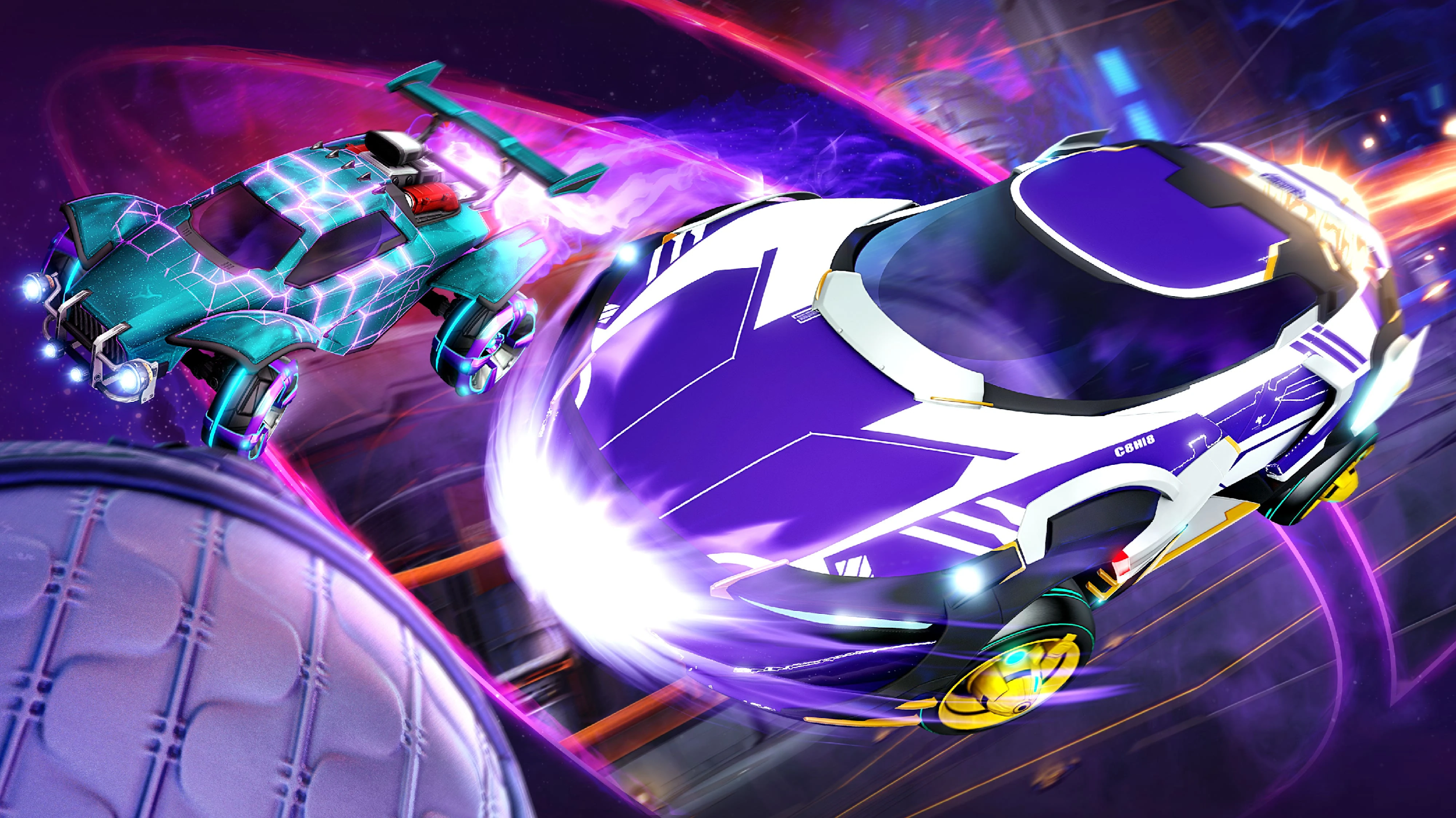 a picture of Rocket League.