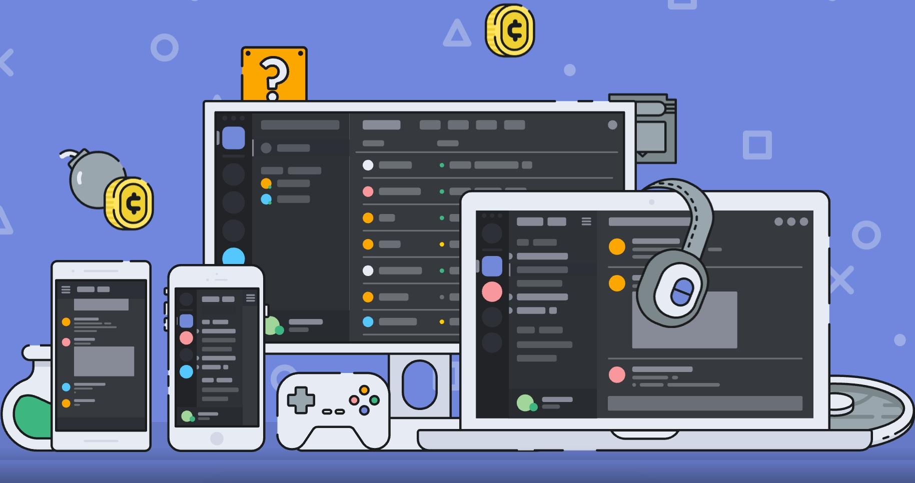 a wallpaper of different Laptops, smartphones, and personal computers.