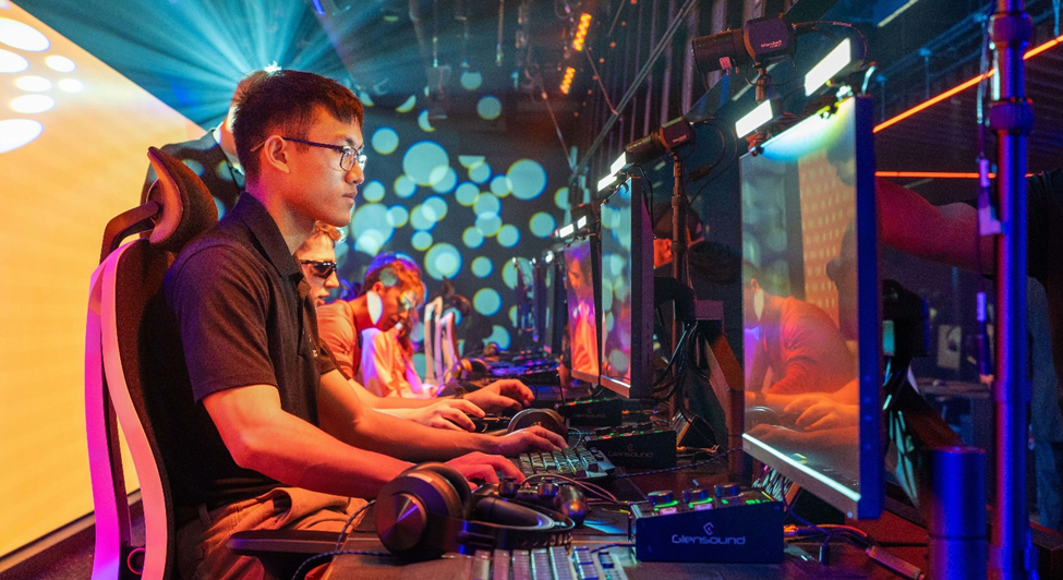an image of a player playing video games.