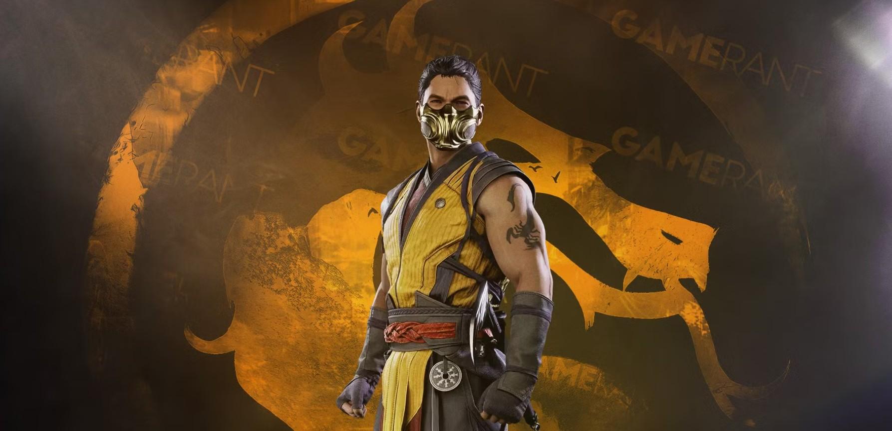 A wallpaper of Mortal Kombat 1.