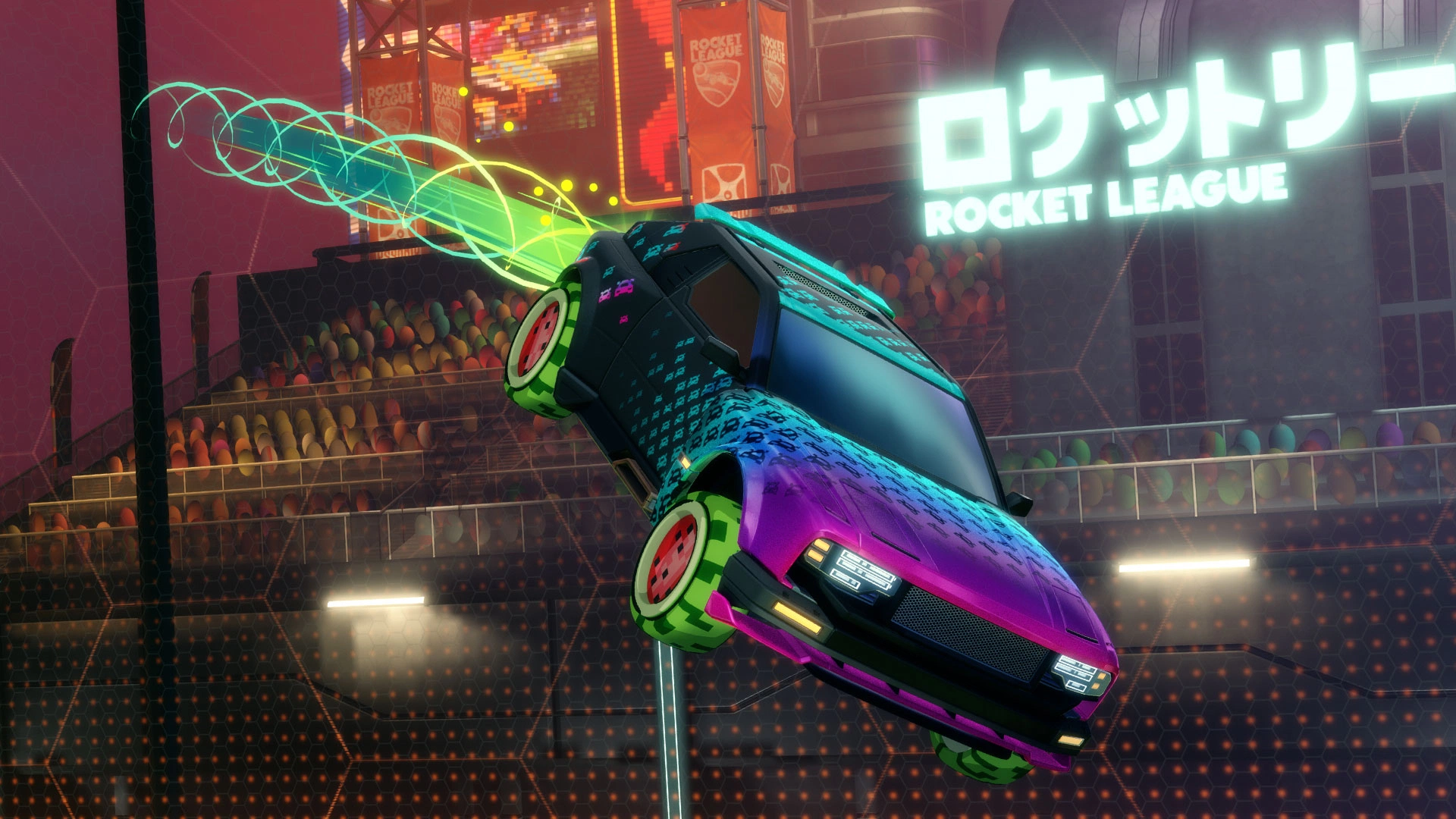 a picture of Rocket League.