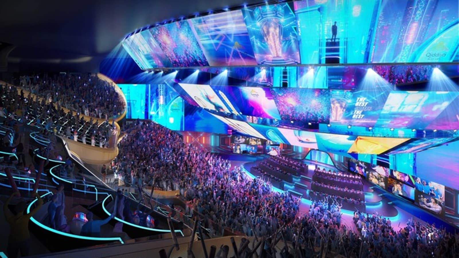 A photo of a crowded ESports Event.