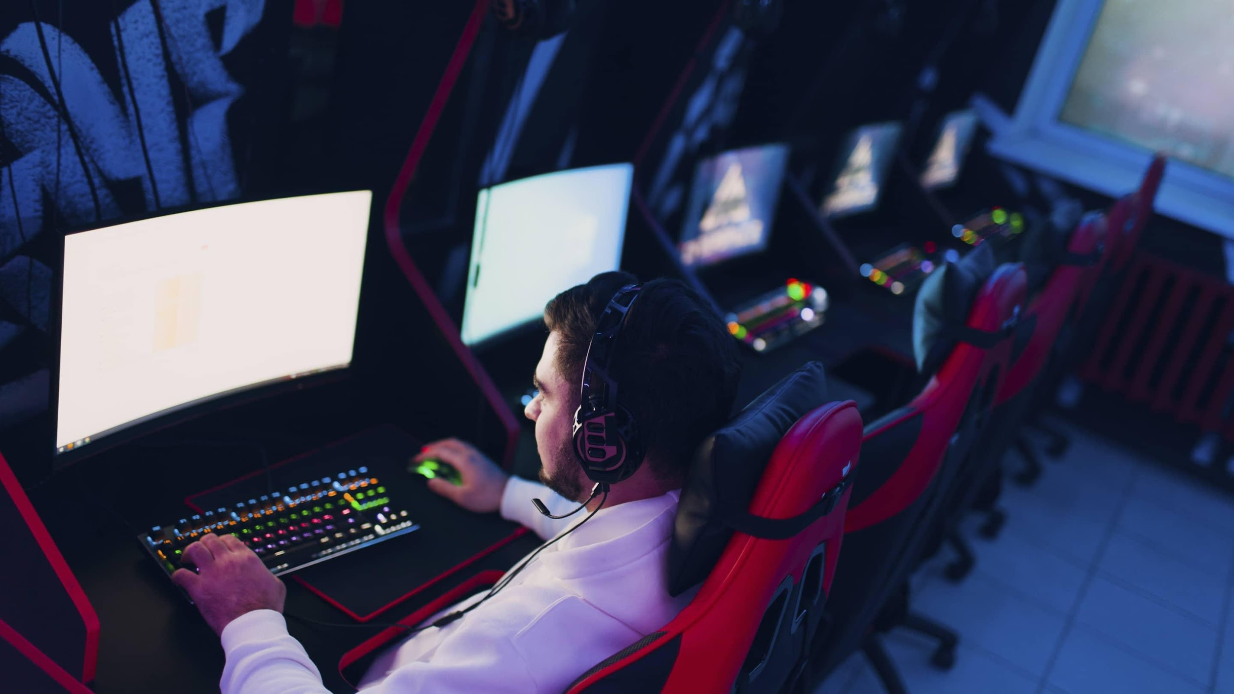 A wallpaper of the gaming tournaments.