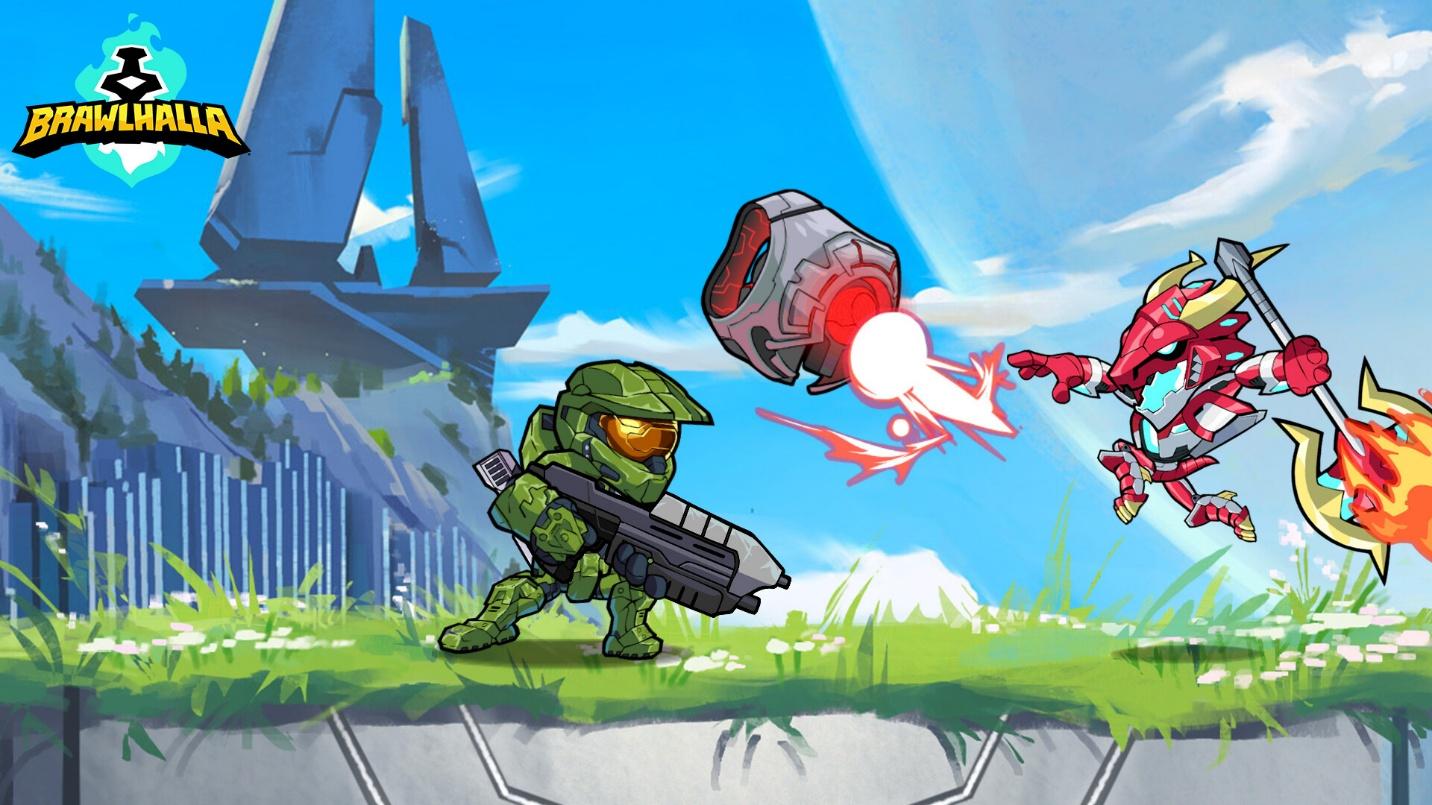 a picture of Master Chief in Brawlhalla.