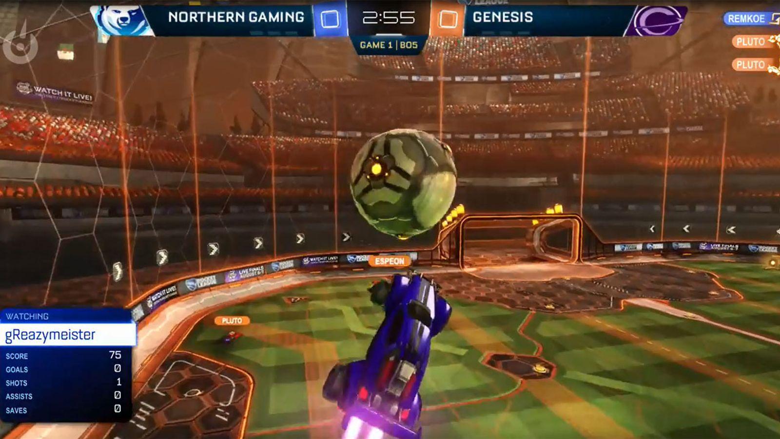 a screenshot of Rocket League.