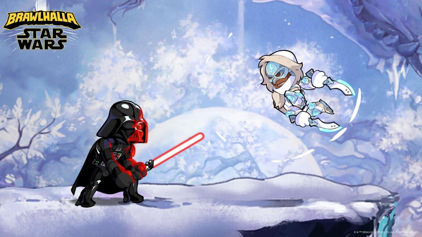 an image of Darth Vader in Brawlhalla.