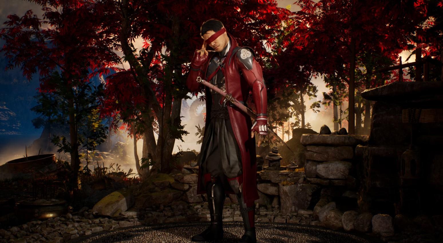 A wallpaper of Mortal Kombat 1.