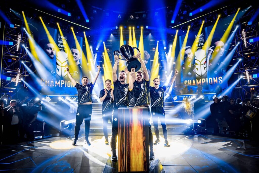 a picture of G2 Esports winning IEM Katowice 2023