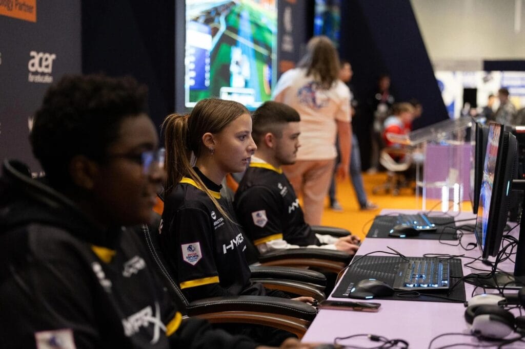 A picture of professional gamers