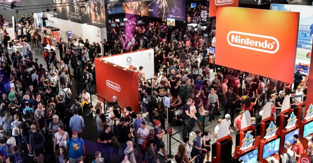 a picture of the Gamescom Gaming Event