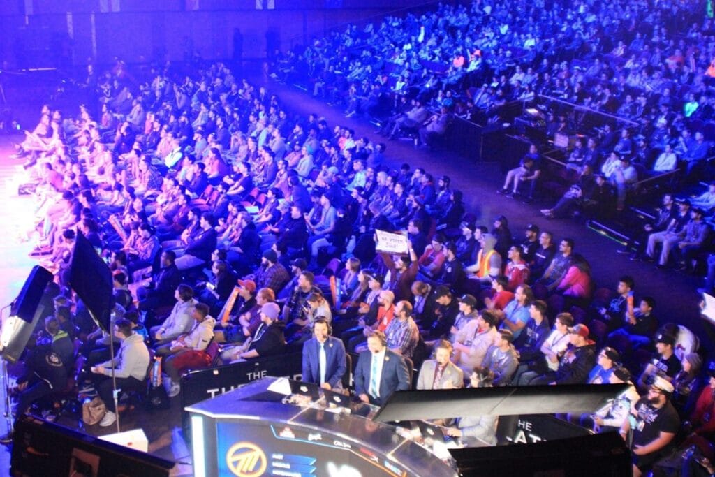 A picture of a gaming event