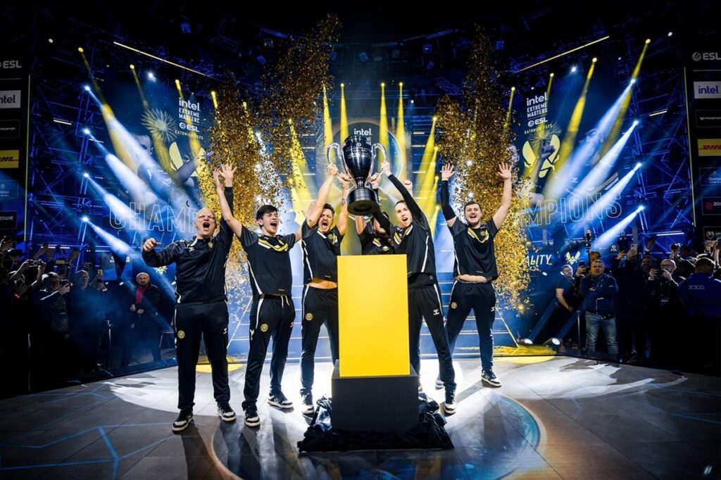 A picture of professional gamers