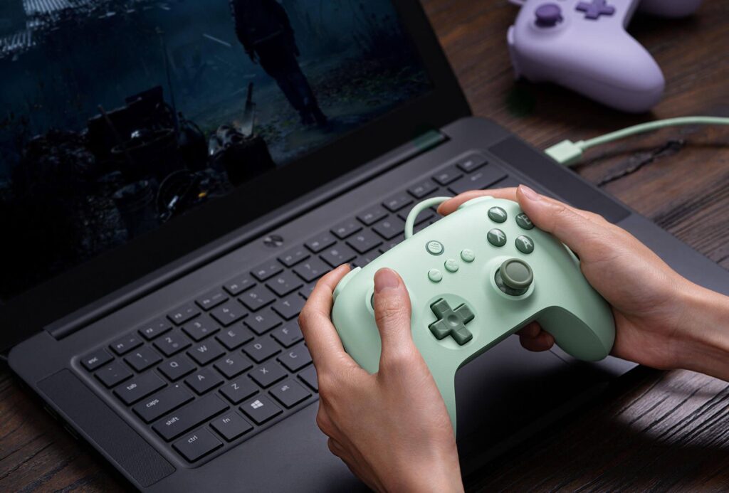 a picture of a Green Xbox Controller