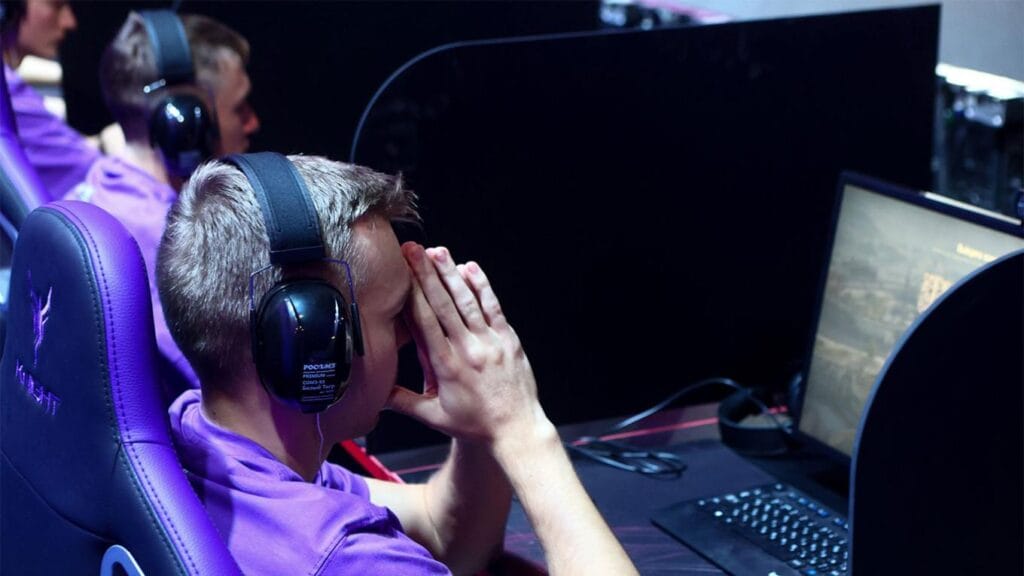 an image of a player in an Esports Competition