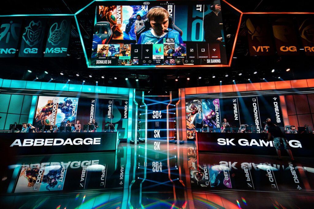 a picture of the League of Legends World Championship