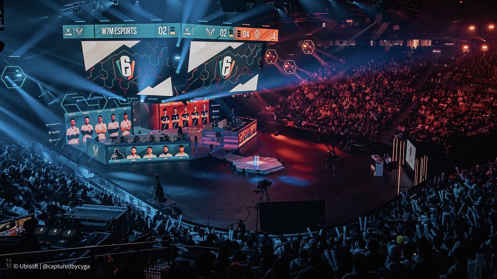 A picture of professional teams.