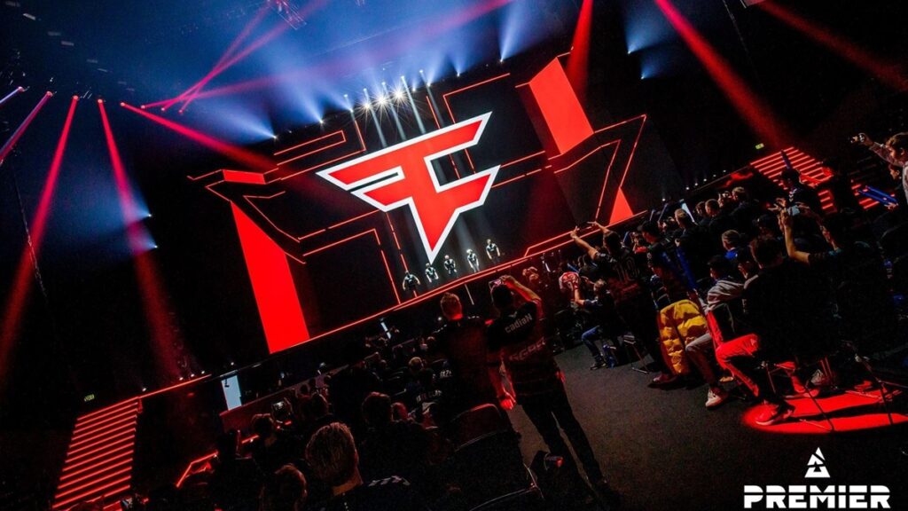 A picture of FaZe Clan, one of the major esports teams