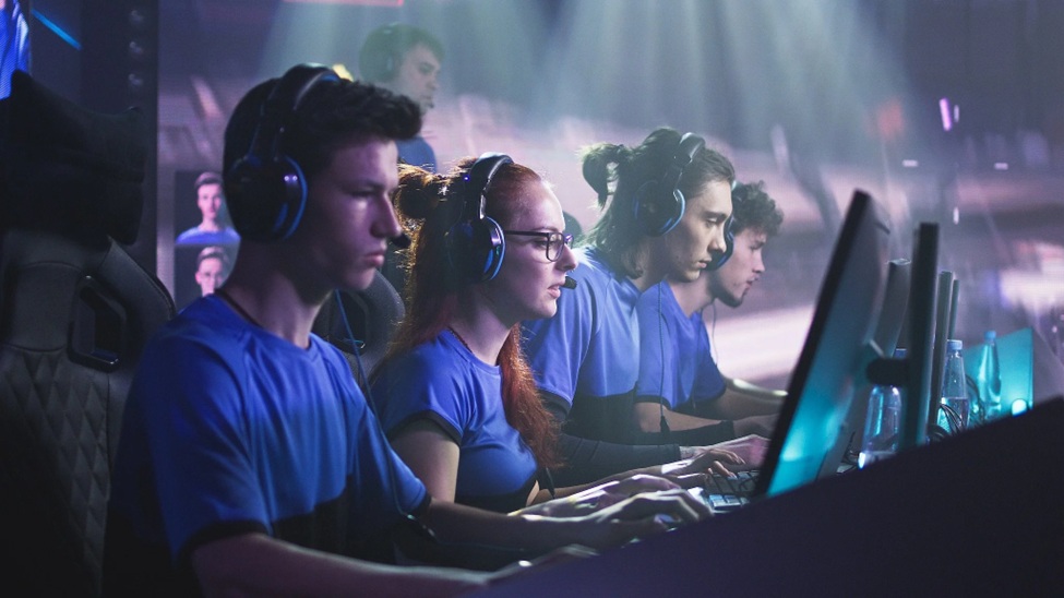 A picture of gamers