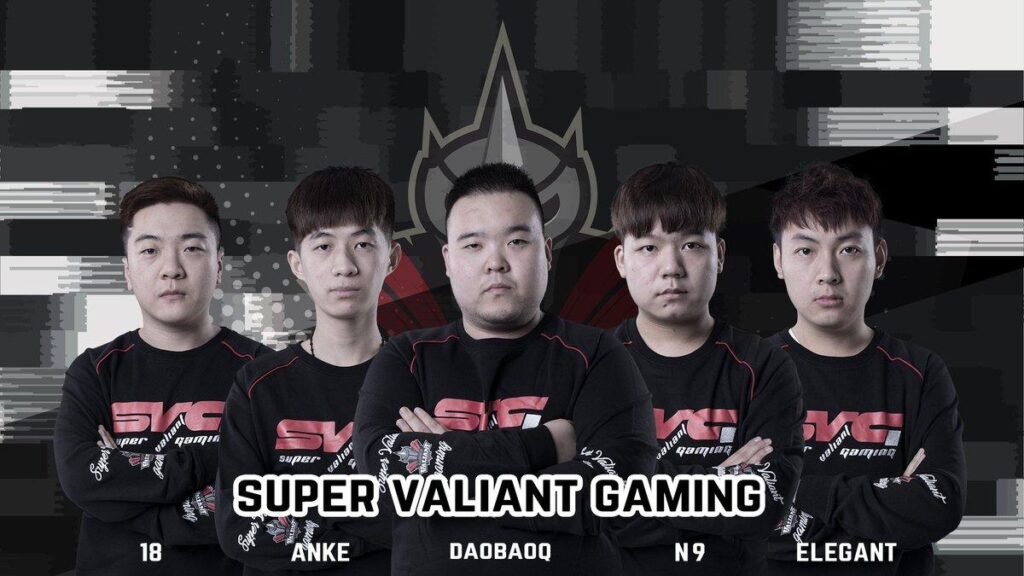 an image of the Super Valiant Gaming ESports Team