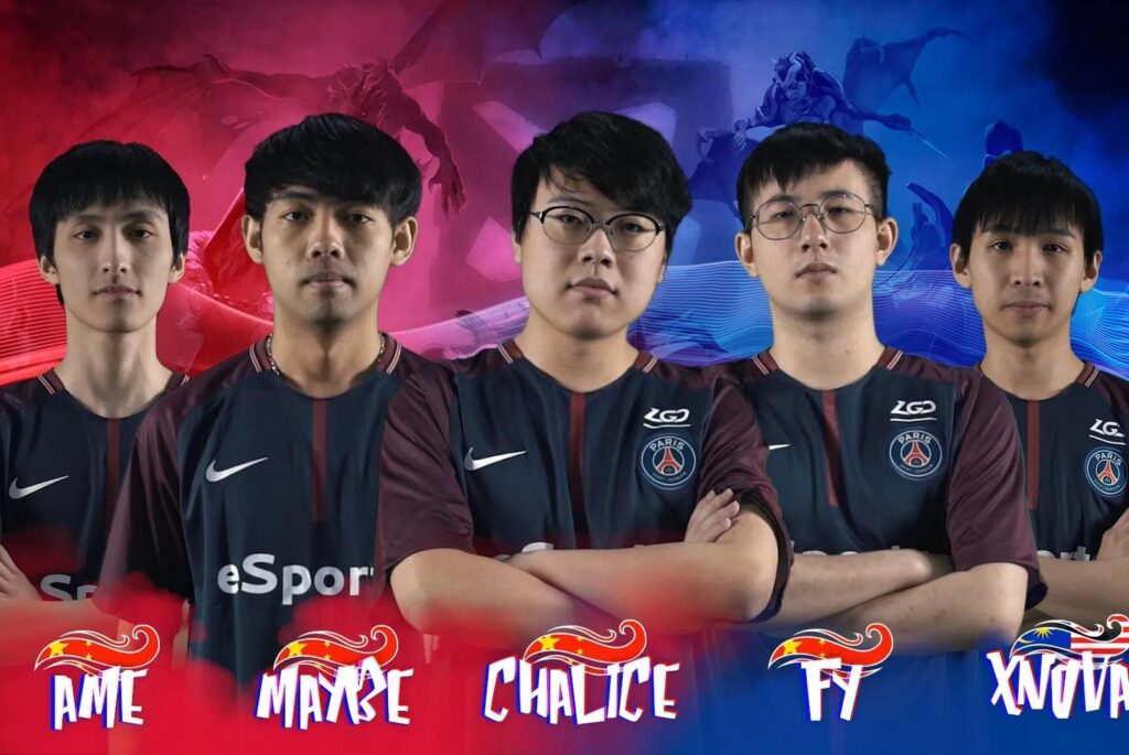 an image of PSG.LGD ESports Team
