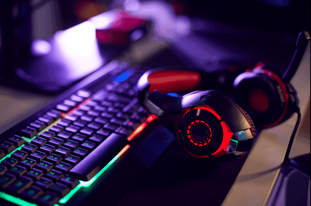 A picture of a setup