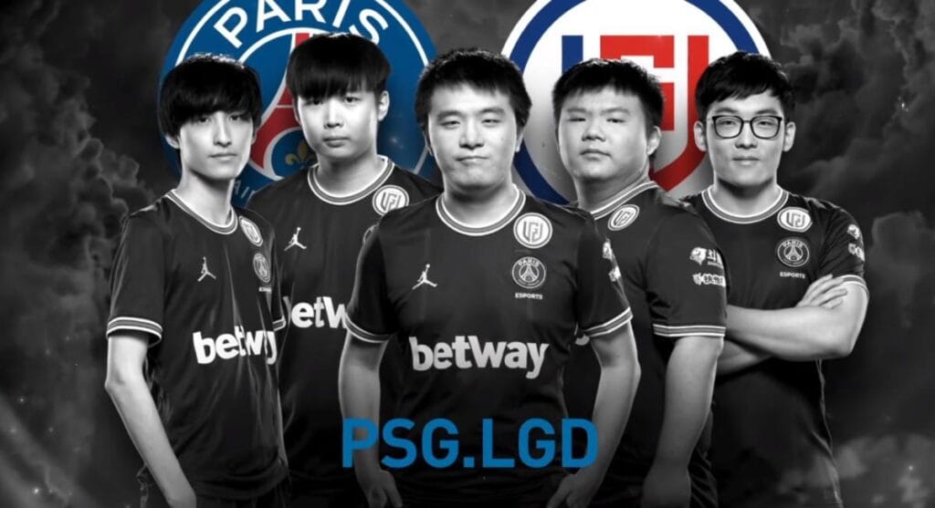 an image of PSG. LGD ESports Team