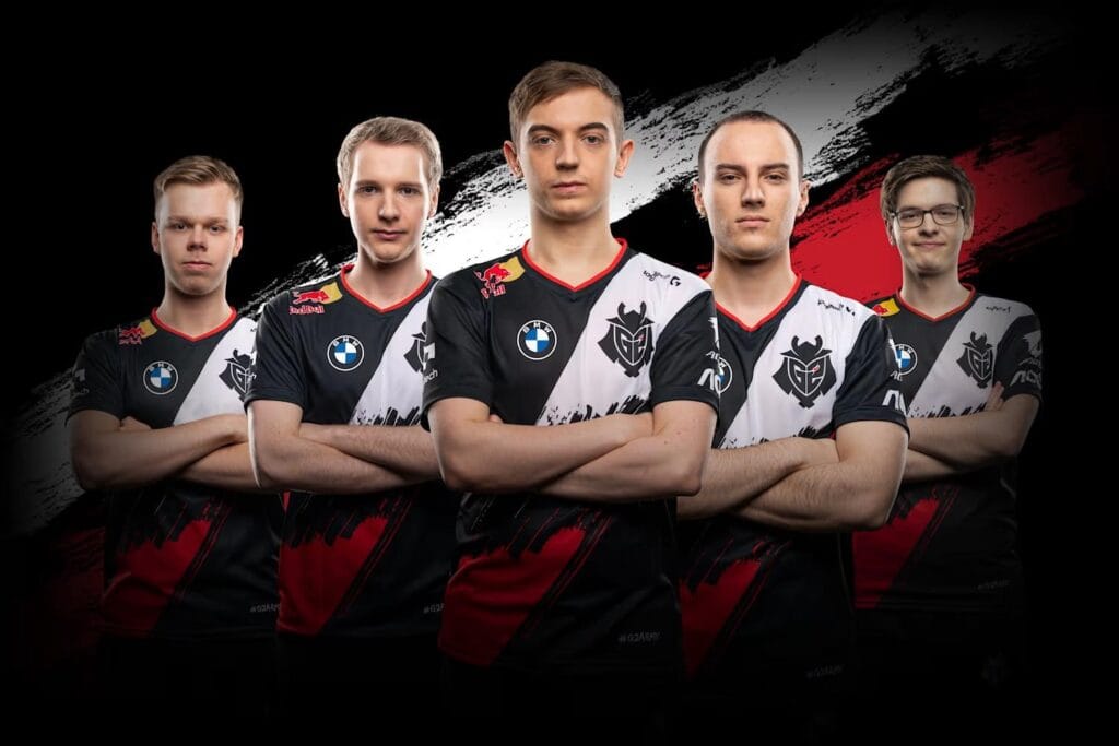 an image of the G2 Esports Team