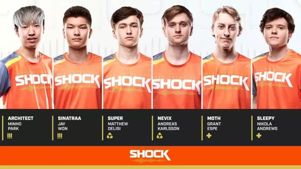 an image of the San Francisco Shock ESports Team