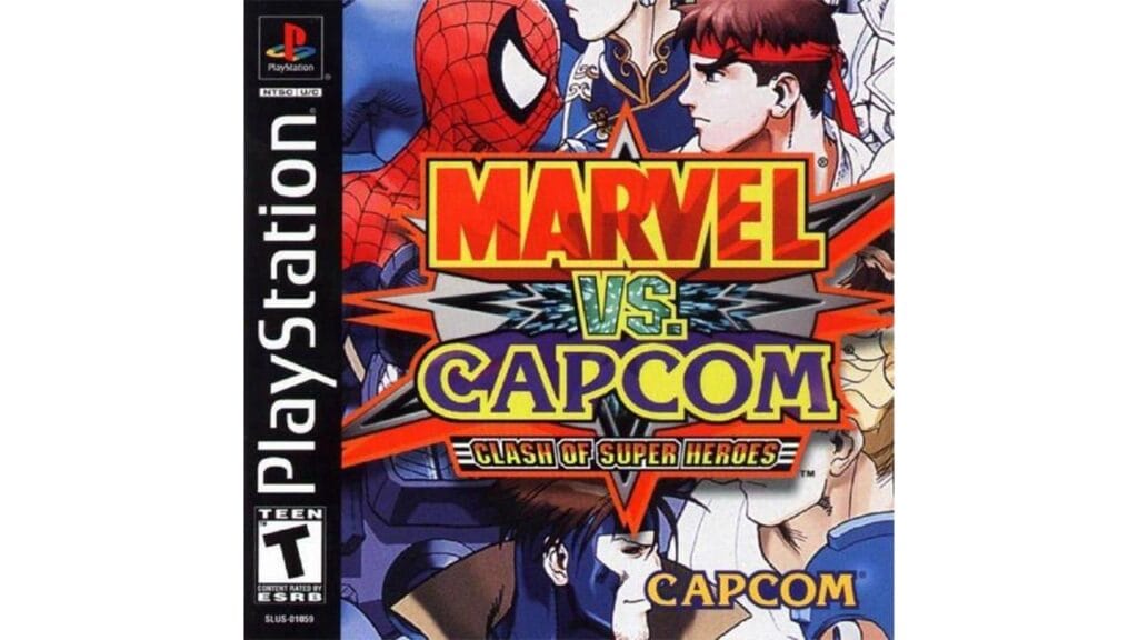 A wallpaper of Marvel vs Capcom
