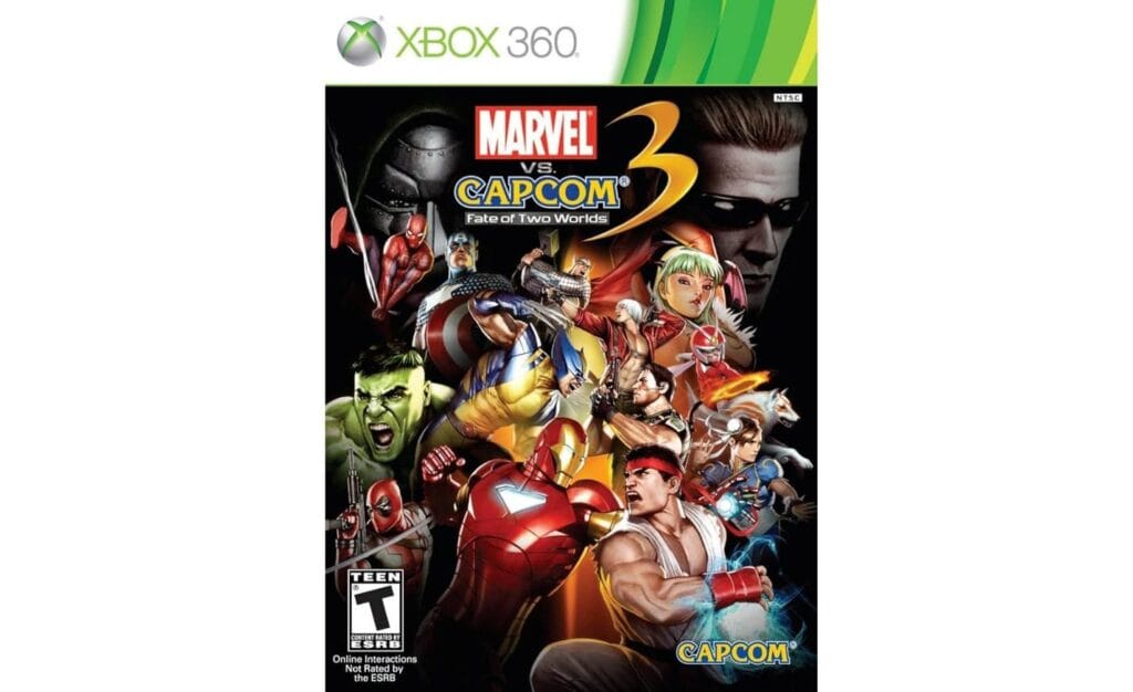 A wallpaper of Marvel vs Capcom