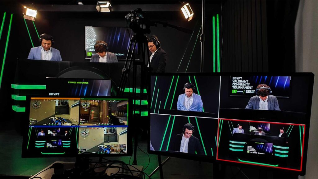  A picture of a streaming setup